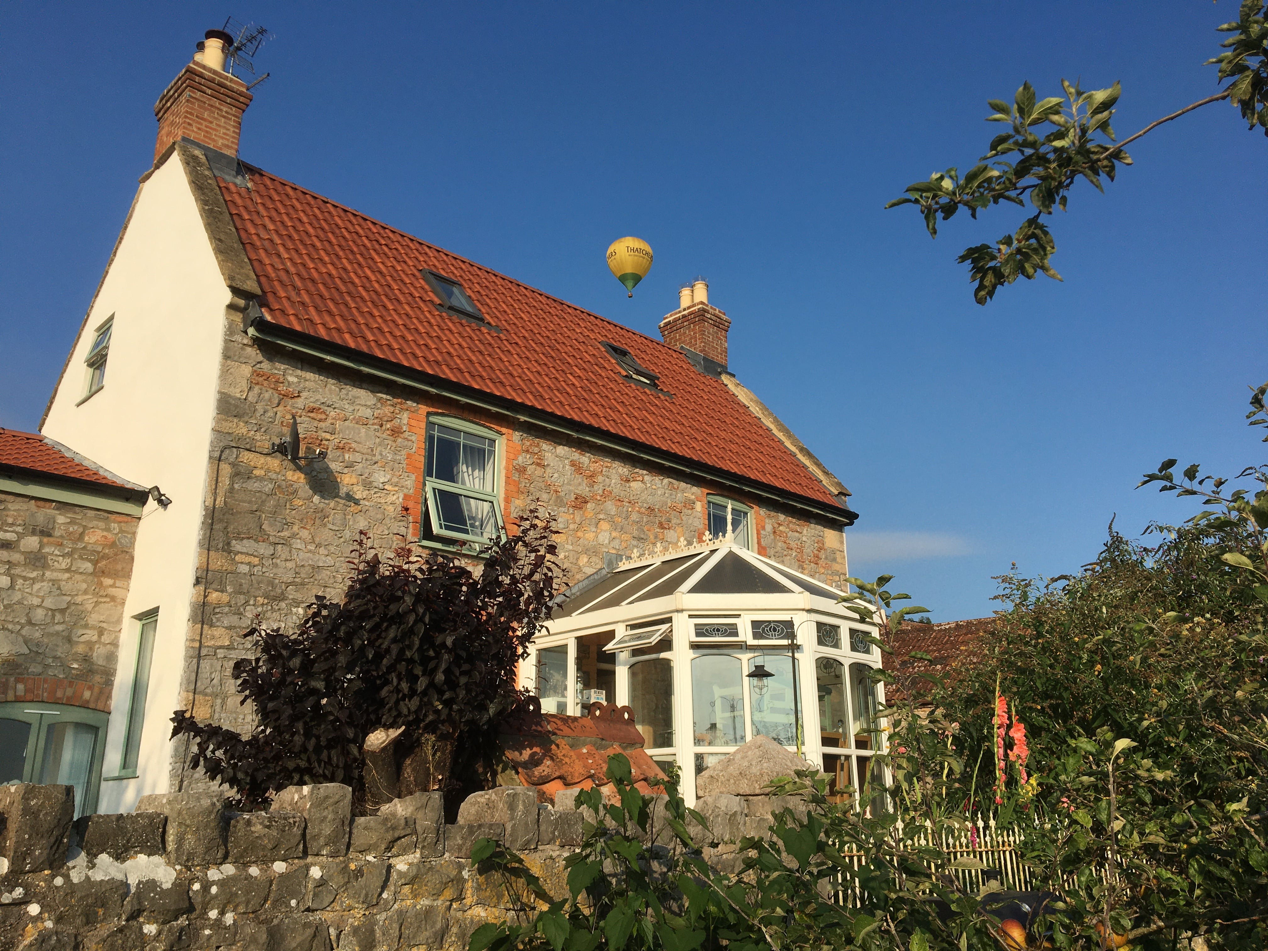 Exterior photo of attached owners cottage